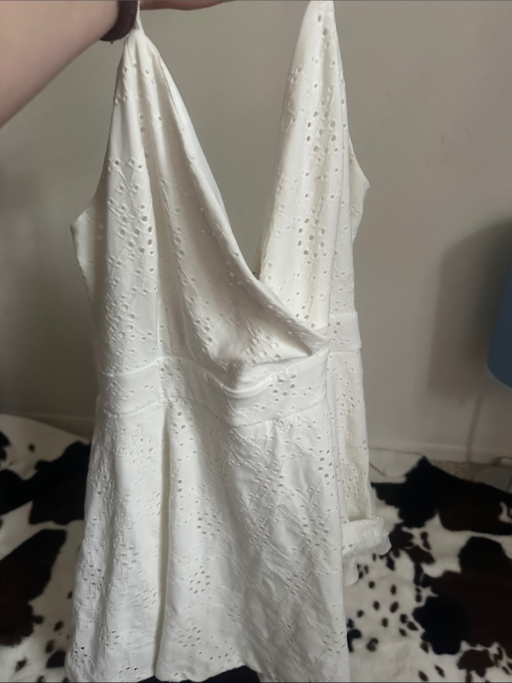 Rue21 White Eyelet Mini Dress